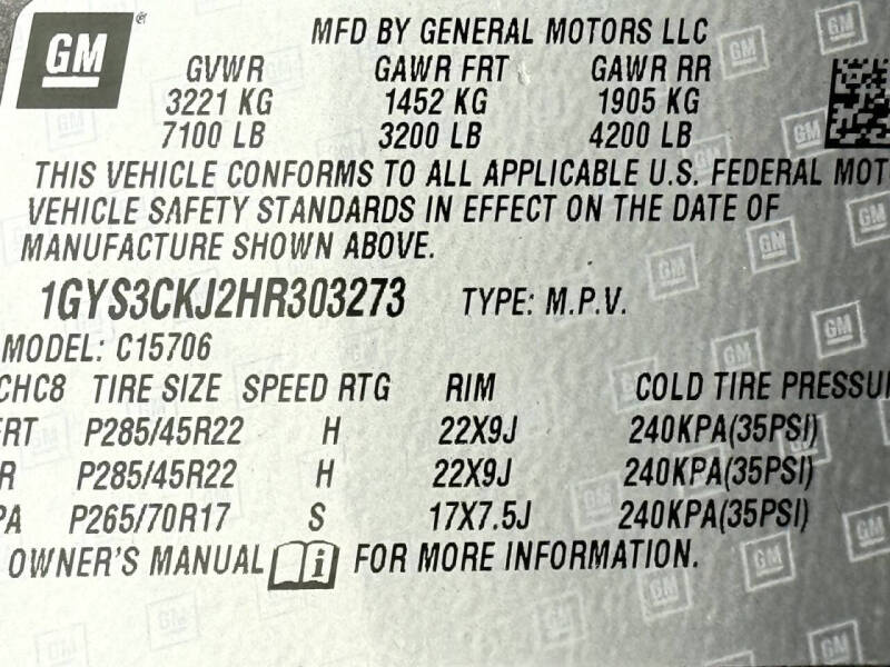 2017 Cadillac Escalade Premium Luxury