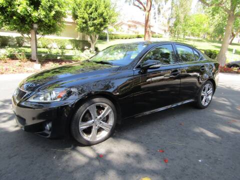 2012 Lexus IS 250 for sale at E MOTORCARS in Fullerton CA