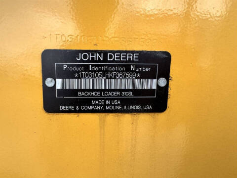 2020 John Deere 310 SL