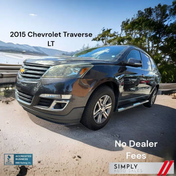 2015 Chevrolet Traverse for sale at Simply Auto Sales in Palm Beach Gardens FL