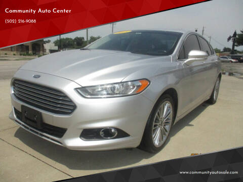 2015 Ford Fusion for sale at Community Auto Center in Jeffersonville IN