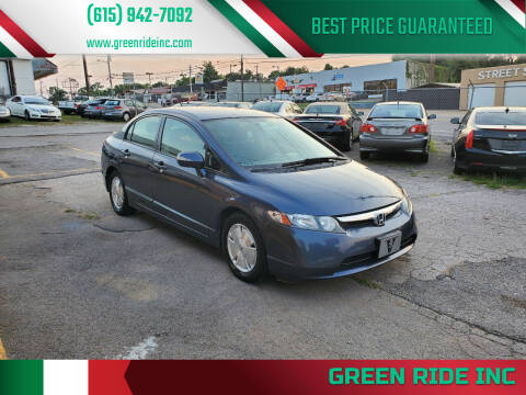 2006 Honda Civic for sale at Green Ride Inc in Nashville TN