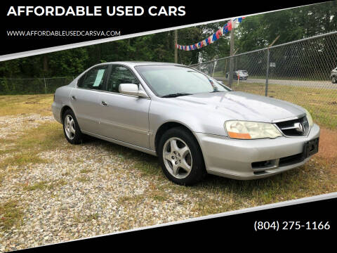 2003 Acura TL for sale at AFFORDABLE USED CARS in Richmond VA