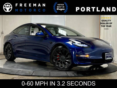 2021 Tesla Model 3 for sale at Freeman Motor Company in Portland OR