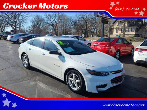 2016 Chevrolet Malibu for sale at Crocker Motors in Beloit WI