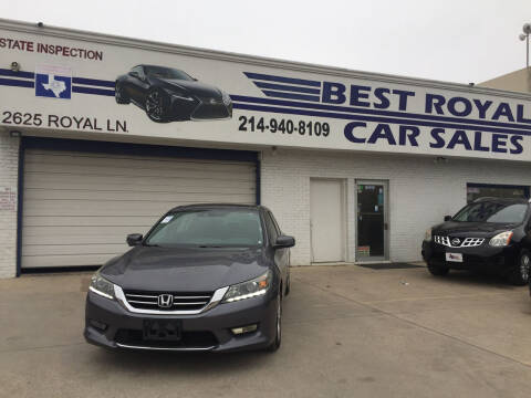 2014 Honda Accord for sale at Best Royal Car Sales in Dallas TX