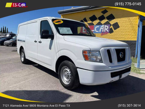 2015 Nissan NV for sale at Escar Auto - 9809 Montana Ave Lot in El Paso TX