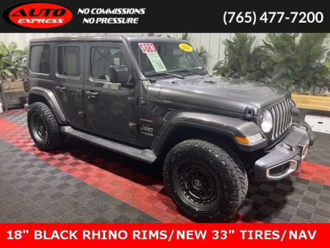 2021 Jeep Wrangler Unlimited for sale at Auto Express in Lafayette IN