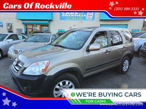 2005 Honda CR-V for sale at Cars Of Rockville in Rockville MD