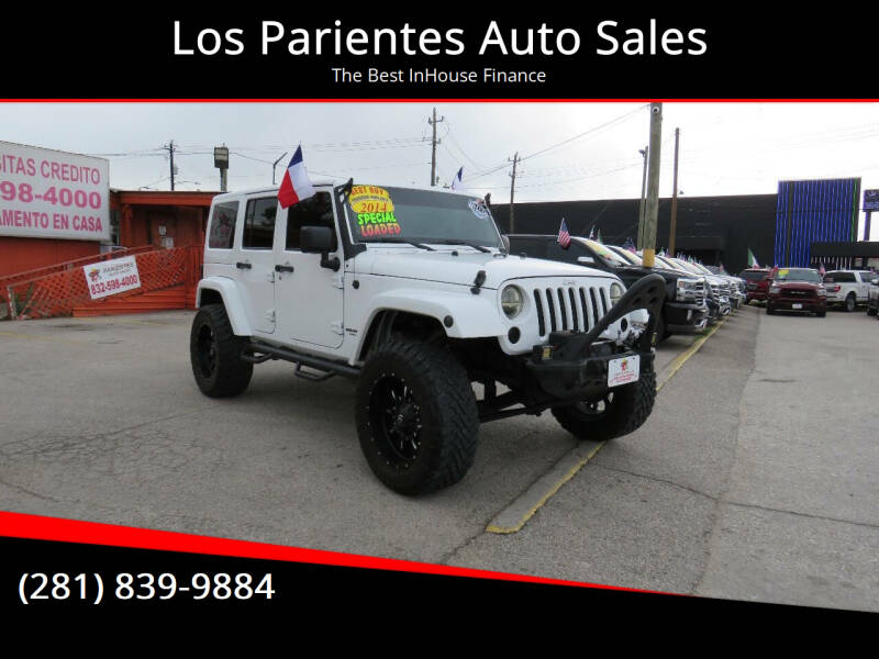 2014 Jeep Wrangler Unlimited for sale at Los Parientes Auto Sales in Houston TX