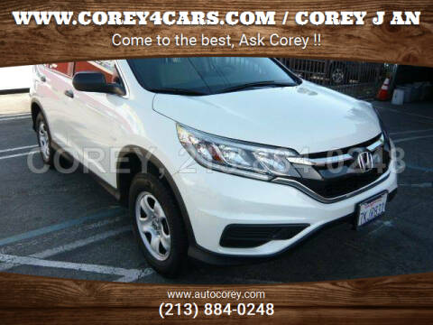 2015 Honda CR-V for sale at WWW.COREY4CARS.COM / COREY J AN in Los Angeles CA