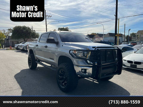 2018 Toyota Tundra for sale at Shawn's Motor Credit in Houston TX