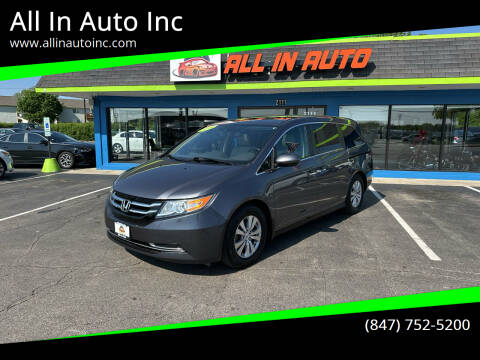 2016 Honda Odyssey for sale at All In Auto Inc in Palatine IL