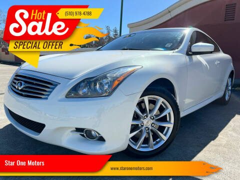 2013 Infiniti G37 Coupe for sale at Star One Motors in Hayward CA