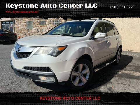 2010 Acura MDX for sale at Keystone Auto Center LLC in Allentown PA