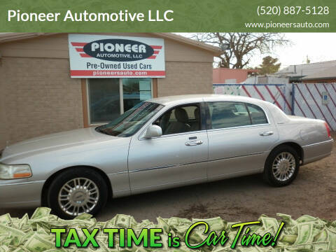 2011 Lincoln Town Car for sale at Pioneer Automotive LLC in Tucson AZ