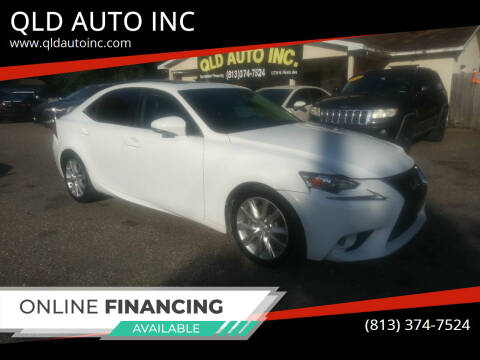 2014 Lexus IS 250 for sale at QLD AUTO INC in Tampa FL