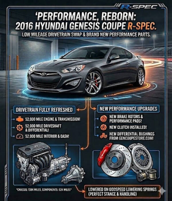2016 Hyundai Genesis Coupe 3.8 R-Spec