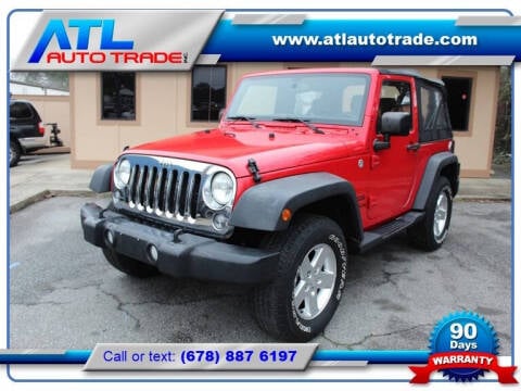 2015 Jeep Wrangler for sale at ATL Auto Trade, Inc. in Stone Mountain GA