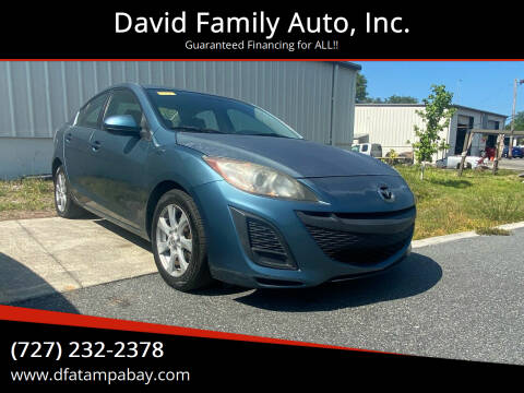 2011 Mazda MAZDA3 for sale at David Family Auto, Inc. in New Port Richey FL