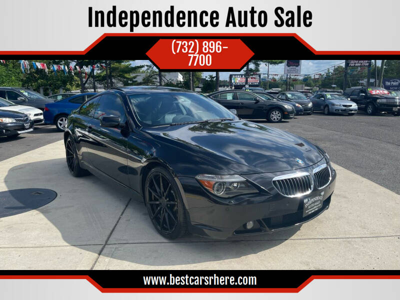 2005 BMW 6 Series for sale at Independence Auto Sale in Bordentown NJ