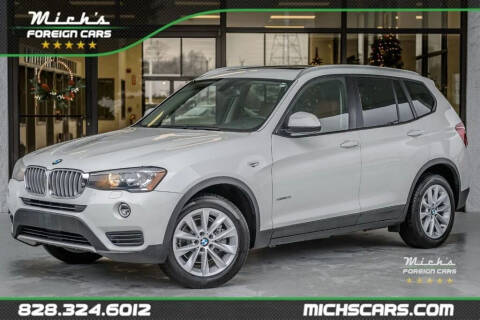 2016 BMW X3 for sale at Mich's Foreign Cars in Hickory NC