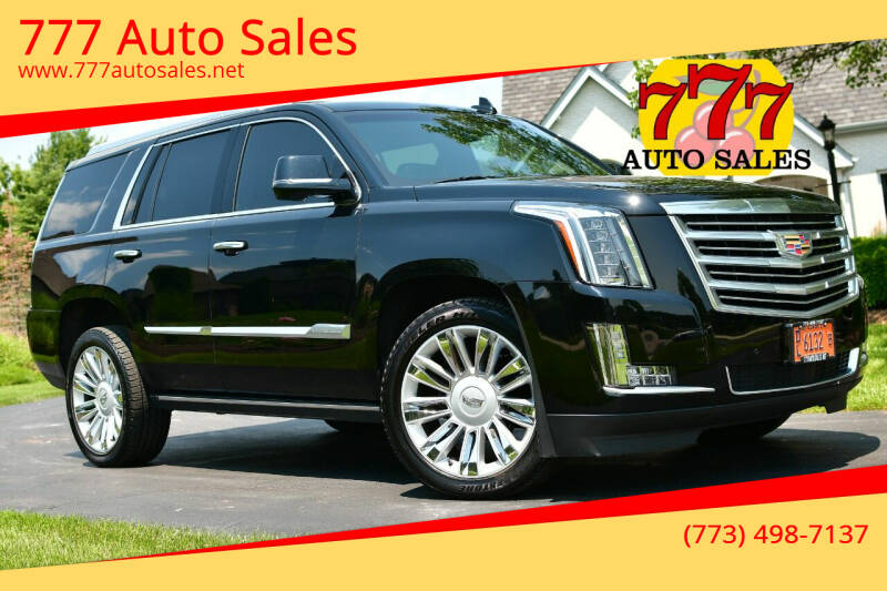 2016 Cadillac Escalade for sale at 777 Auto Sales in Bedford Park IL