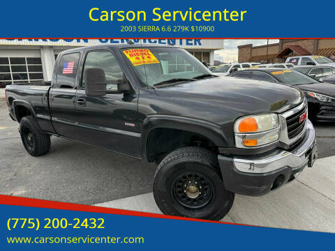 2003 GMC Sierra 2500HD for sale at Carson Servicenter in Carson City NV
