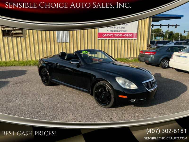 2006 Lexus SC 430 for sale at Sensible Choice Auto Sales, Inc. in Longwood FL