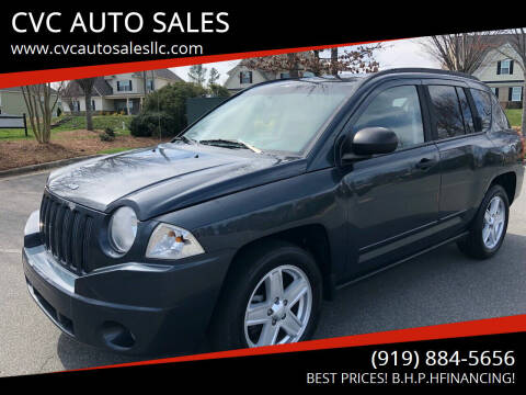 2008 Jeep Compass for sale at CVC AUTO SALES in Durham NC