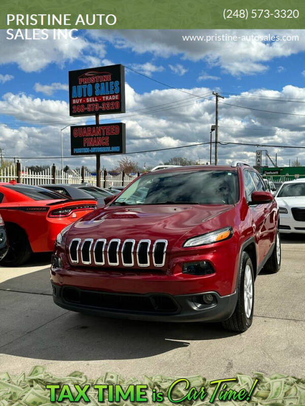 2017 Jeep Cherokee for sale at PRISTINE AUTO SALES INC in Pontiac MI