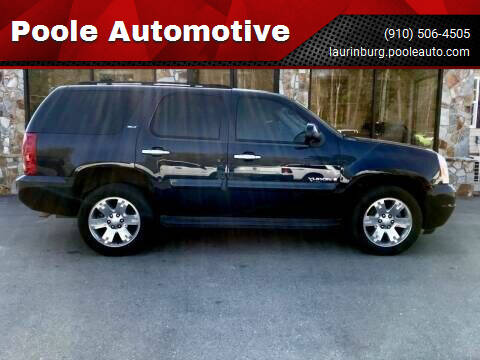 2007 GMC Yukon for sale at Poole Automotive in Laurinburg NC