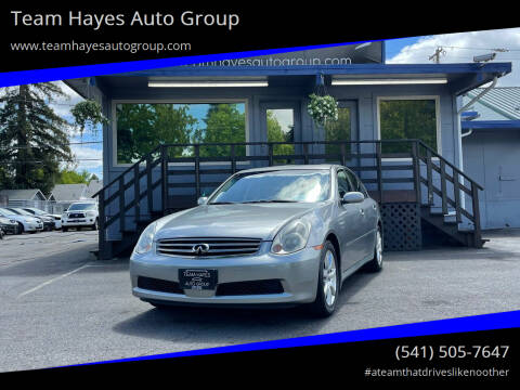 2006 Infiniti G35 for sale at Team Hayes Auto Group in Eugene OR