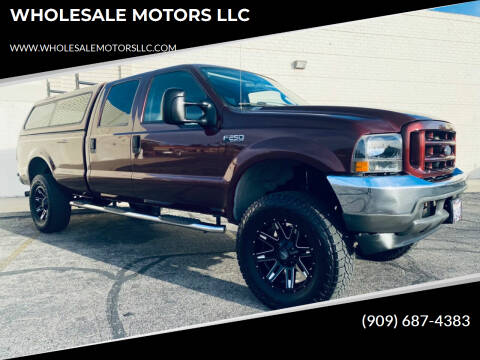 2004 Ford F-250 Super Duty for sale at WHOLESALE MOTORS LLC in Riverside CA