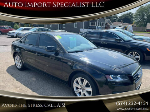 2010 Audi A4 for sale at Auto Import Specialist LLC in South Bend IN