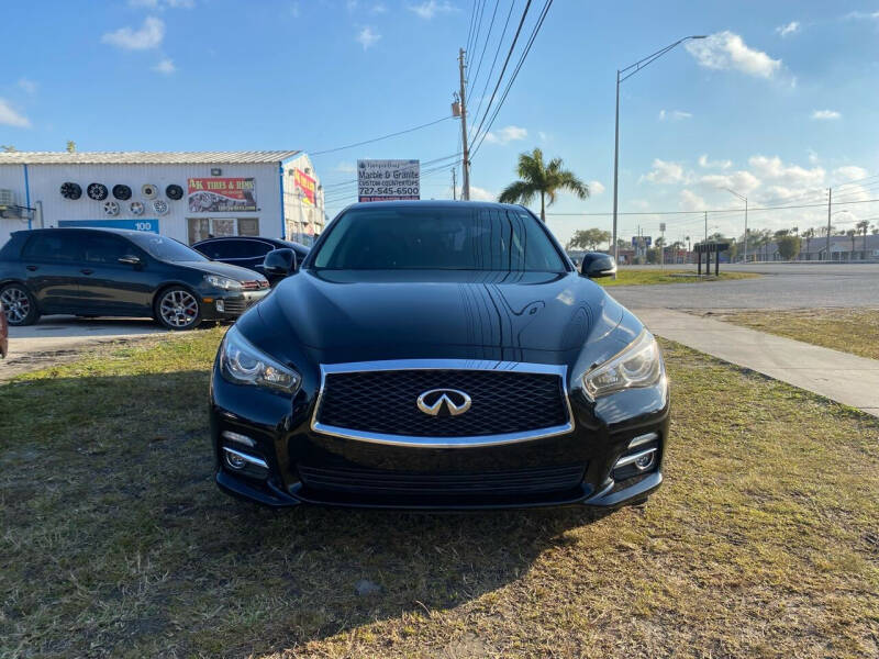 2016 Infiniti Q50 for sale at ONYX AUTOMOTIVE, LLC in Largo FL