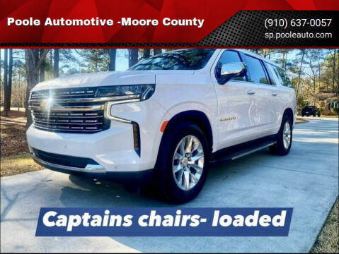 2022 Chevrolet Suburban for sale at Poole Automotive in Laurinburg NC