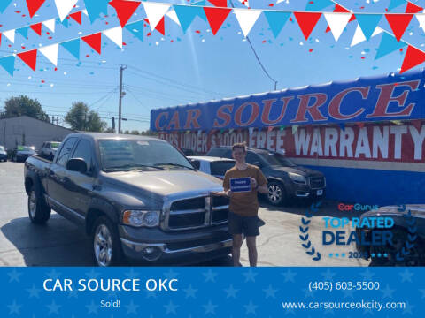 2003 Dodge Ram 1500 for sale at CAR SOURCE OKC in Oklahoma City OK