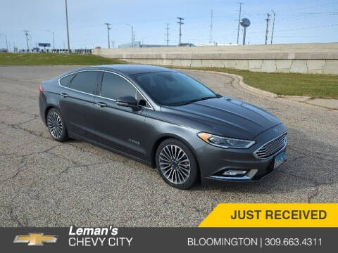 2017 Ford Fusion Hybrid for sale at Leman's Chevy City in Bloomington IL