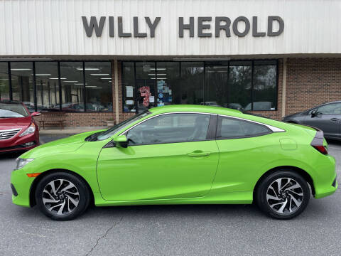 2016 Honda Civic for sale at Willy Herold Automotive in Columbus GA