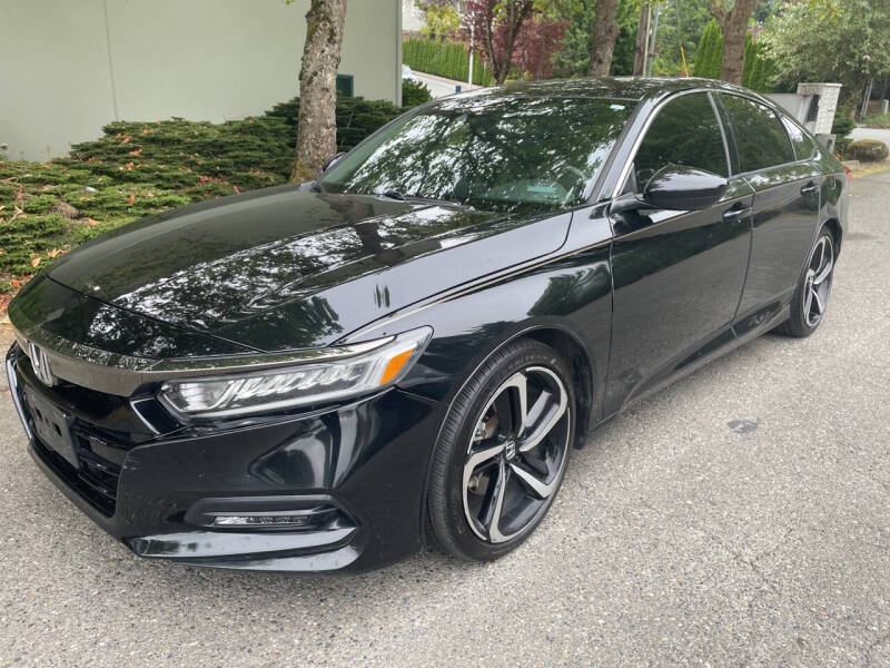 Used 2019 Honda Accord Sport with VIN 1HGCV1F35KA177292 for sale in Kirkland, WA