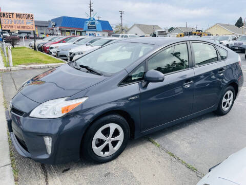 2015 Toyota Prius for sale at Sunset Motors in Manteca CA
