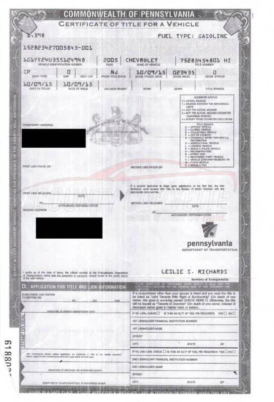 2005 Chevrolet Corvette