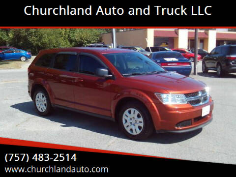 2014 Dodge Journey for sale at Churchland Auto and Truck LLC in Portsmouth VA