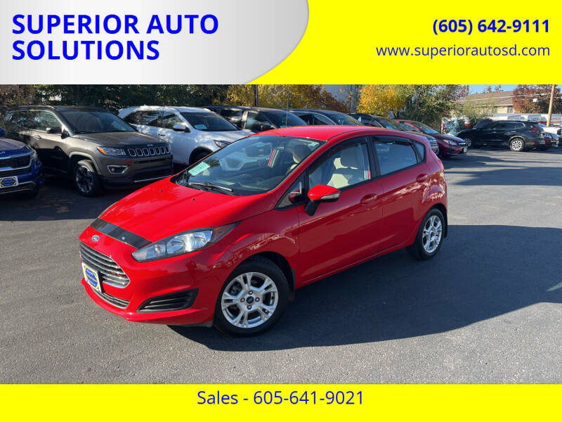 2015 Ford Fiesta for sale at SUPERIOR AUTO SOLUTIONS in Spearfish SD