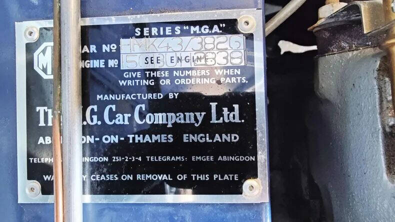 1958 MG MGA