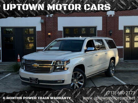 2015 Chevrolet Suburban for sale at UPTOWN MOTOR CARS in Houston TX