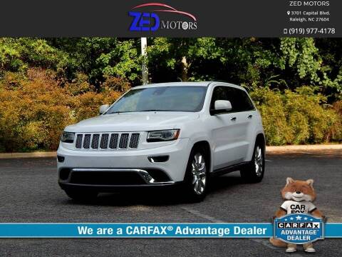 2014 Jeep Grand Cherokee for sale at Zed Motors in Raleigh NC