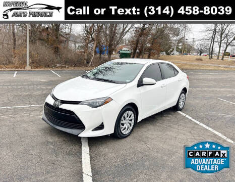 2019 Toyota Corolla for sale at Imperial Auto Finance in Imperial MO