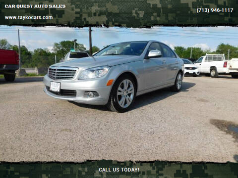 2008 Mercedes-Benz C-Class for sale at CAR QUEST AUTO SALES in Houston TX